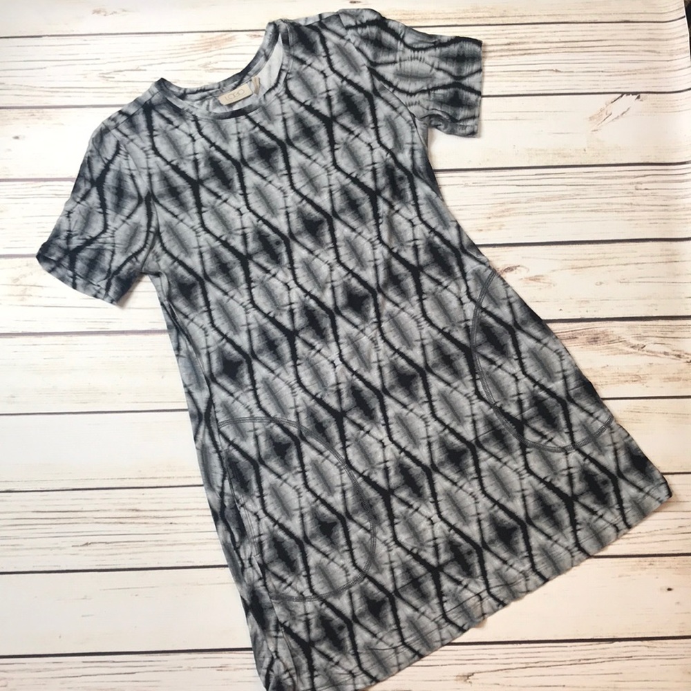 LOGO BY LORI GOLDSTEIN Black & Grey Tunic